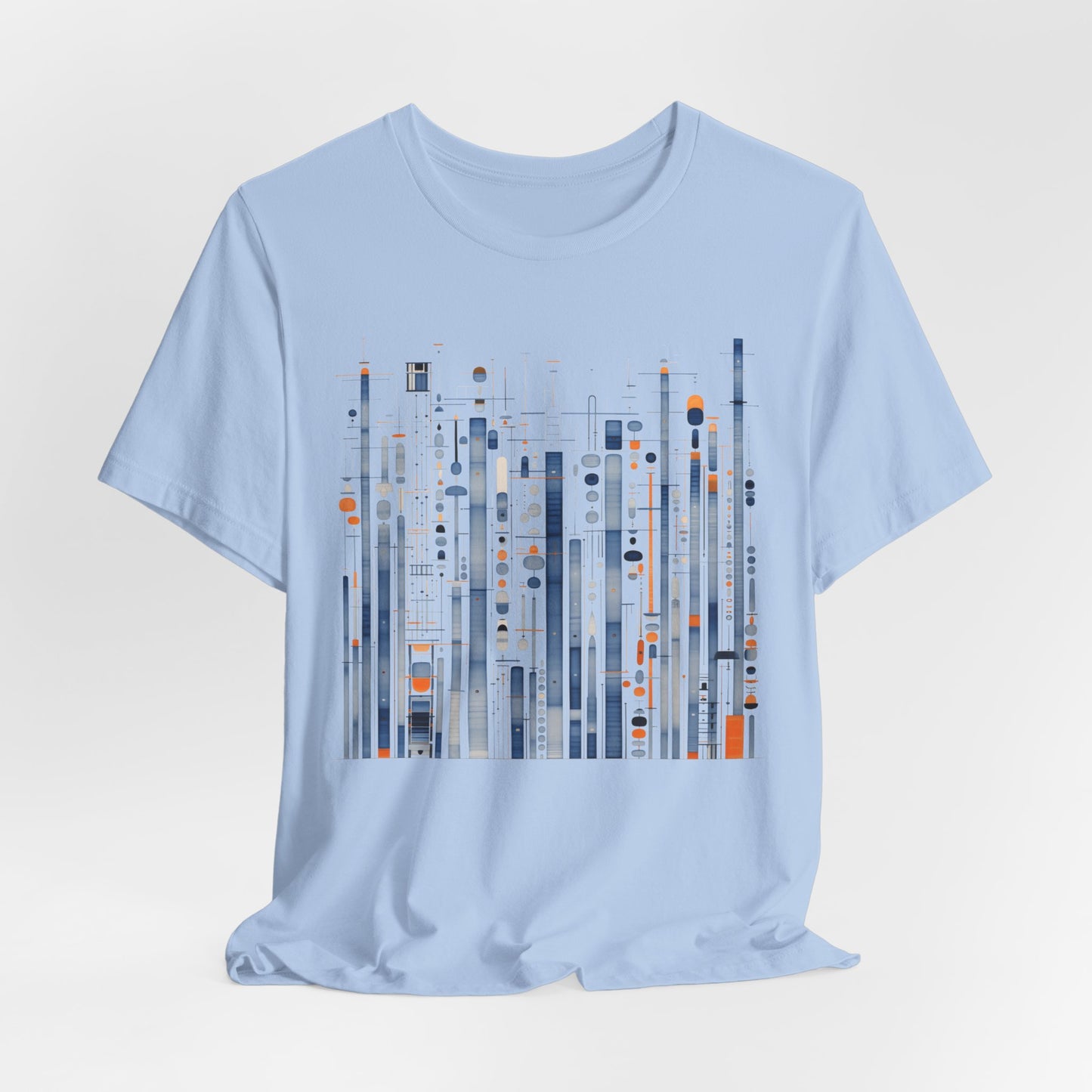 Urban Frequencies T-Shirt - Modern Geometric Graphic Becheretty - Wear the city. Feel the rhythm.
