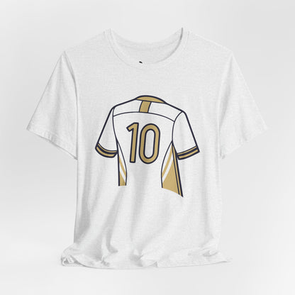 Soccer T-Shirt Number 10 - Art Minimalist Becheretty - Game Day - Casual wear - Perfect Gift for Soccer Lovers