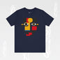 Abstract Geometric Face T-Shirt — Modern Cubist Art Tee