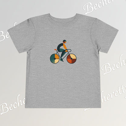 Toddler Short Sleeve T'Shirt - Abstract Colorful Bike - Graphic Becheretty - Playground & Casual wear