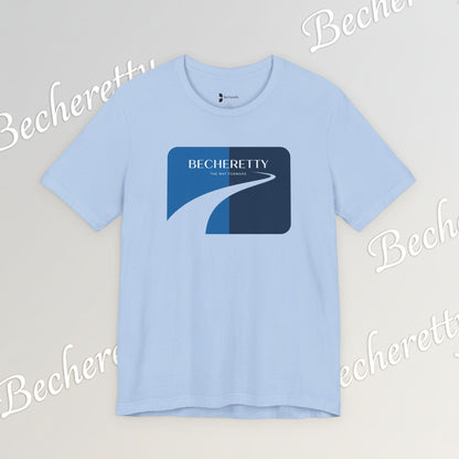 Becheretty Logo Tee — Minimal Retro Road Graphic Art Minimalist Becheretty -  Summer Outing, Casual wear