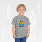 Toddler Tee – Cute Cartoon Abstract - Becheretty Minimalist Art Graphic - Colorful Playful Character T-Shirt