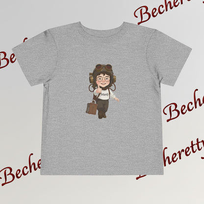 Toddler Tee  "Aviation Pilot" — Cute Little Aviator Graphic Art Becheretty