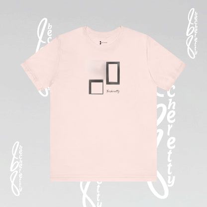 Minimalist Graphic Becheretty T-Shirt - Pixel Void Line - Modern Design for Art lovers - Casual Wear