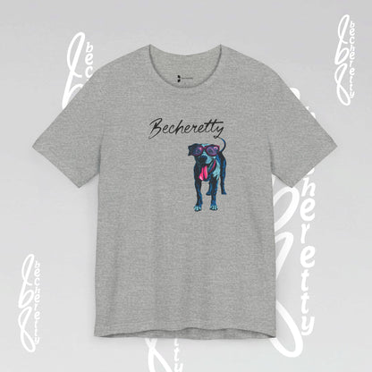 Dog Lovers T-Shirt Unisex - Art Graphic Becheretty - Unique Pet Apparel - Casual Wear