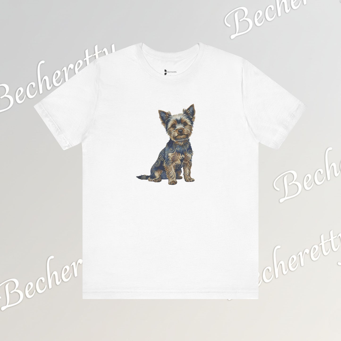 Yorkie T'Shirt - Art Graphic Becheretty - Perfect gift for Pets Lovers - Casual Wear