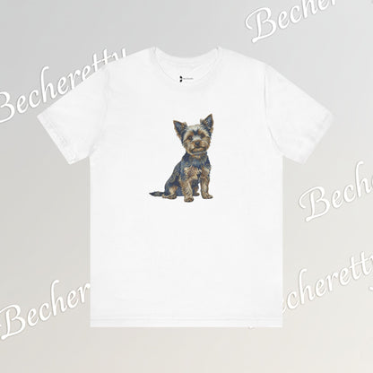 Yorkie T'Shirt - Art Graphic Becheretty - Perfect gift for Pets Lovers - Casual Wear