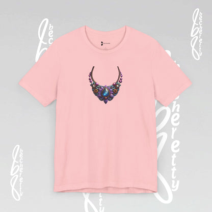 Colorful Necklace Design - Bohemian Inspire - Short Sleeve T'Shirt - Perfect gift for women