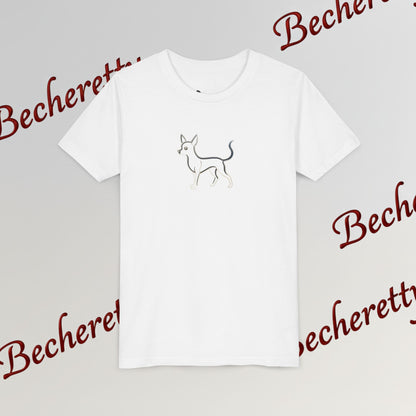 Youth T'Shirt - Graphic Chihuahua - Minimalist Art Becheretty