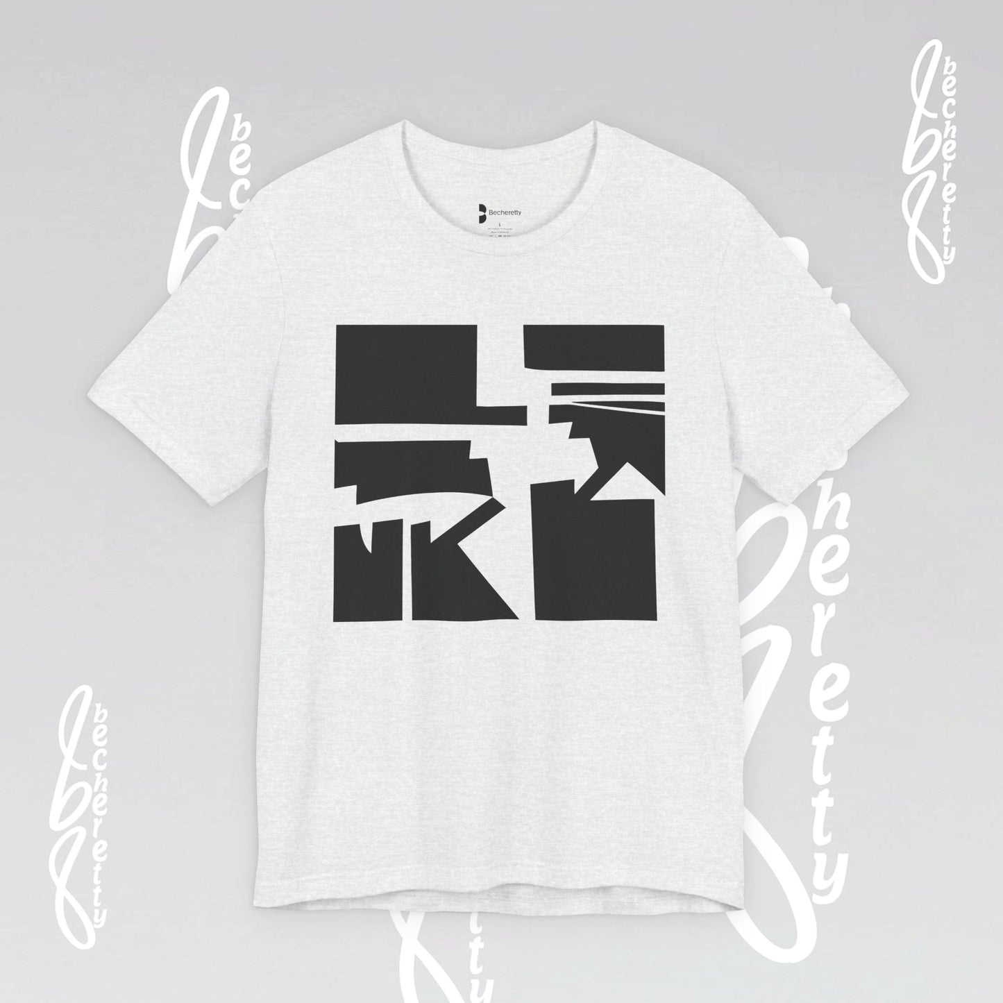 Abstract Graphic Art T-Shirt - Becheretty - Casual Wear - Gift for Art Lovers - Modern Artwork Apparel