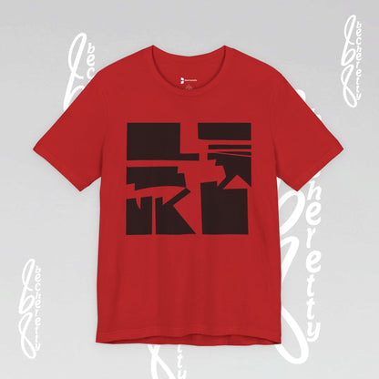 Abstract Graphic Art T-Shirt - Becheretty - Casual Wear - Gift for Art Lovers - Modern Artwork Apparel