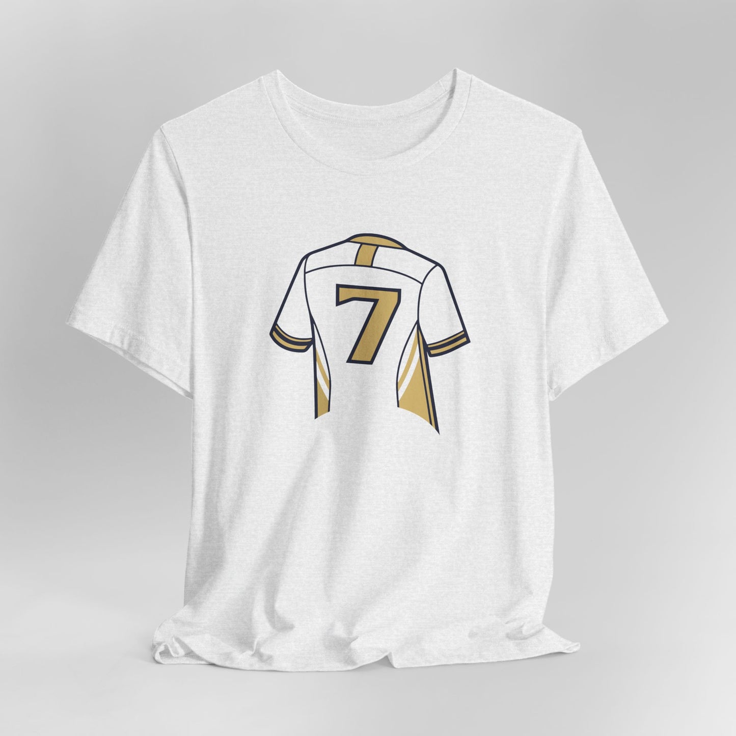 T-shirt - Number 7 GOAL - Art Graphic Minimalist Becheretty - Casual Wear - Team Spirit