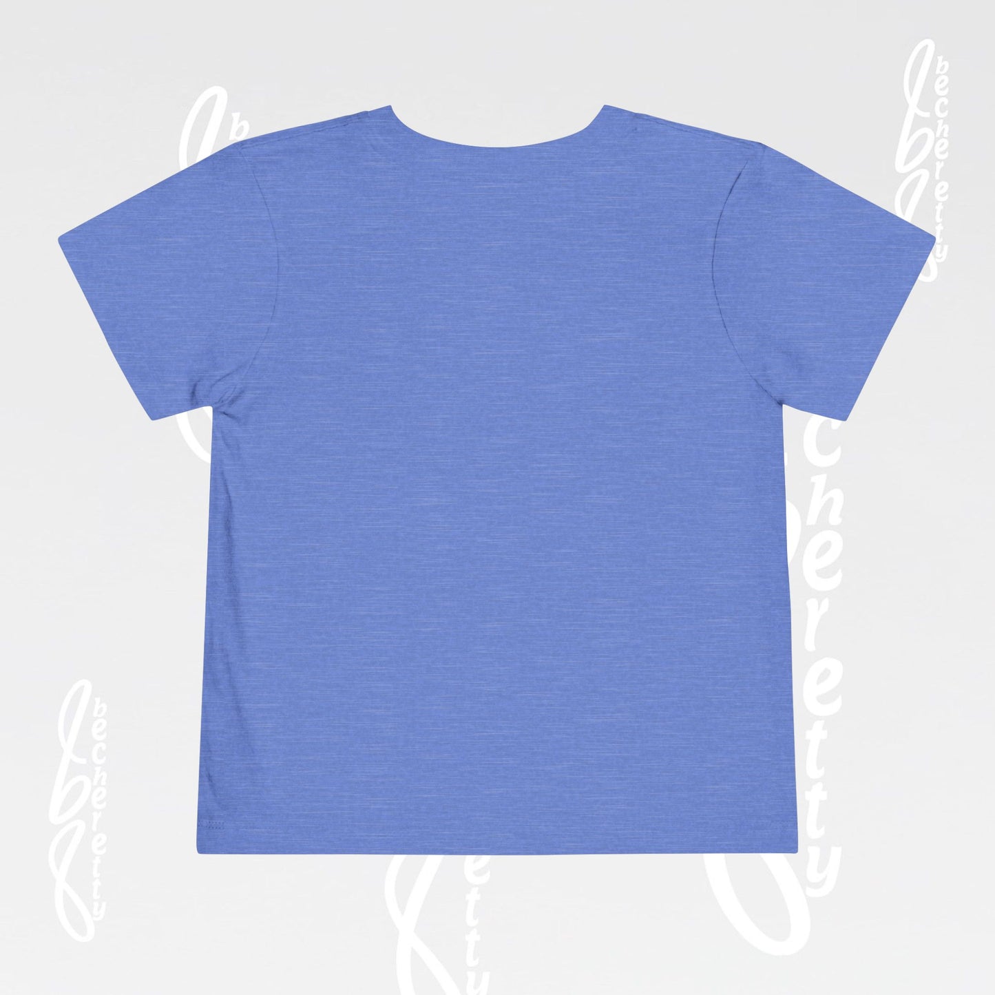 Toddler Tee – Cute Cartoon Abstract - Becheretty Minimalist Art Graphic - Colorful Playful Character T-Shirt