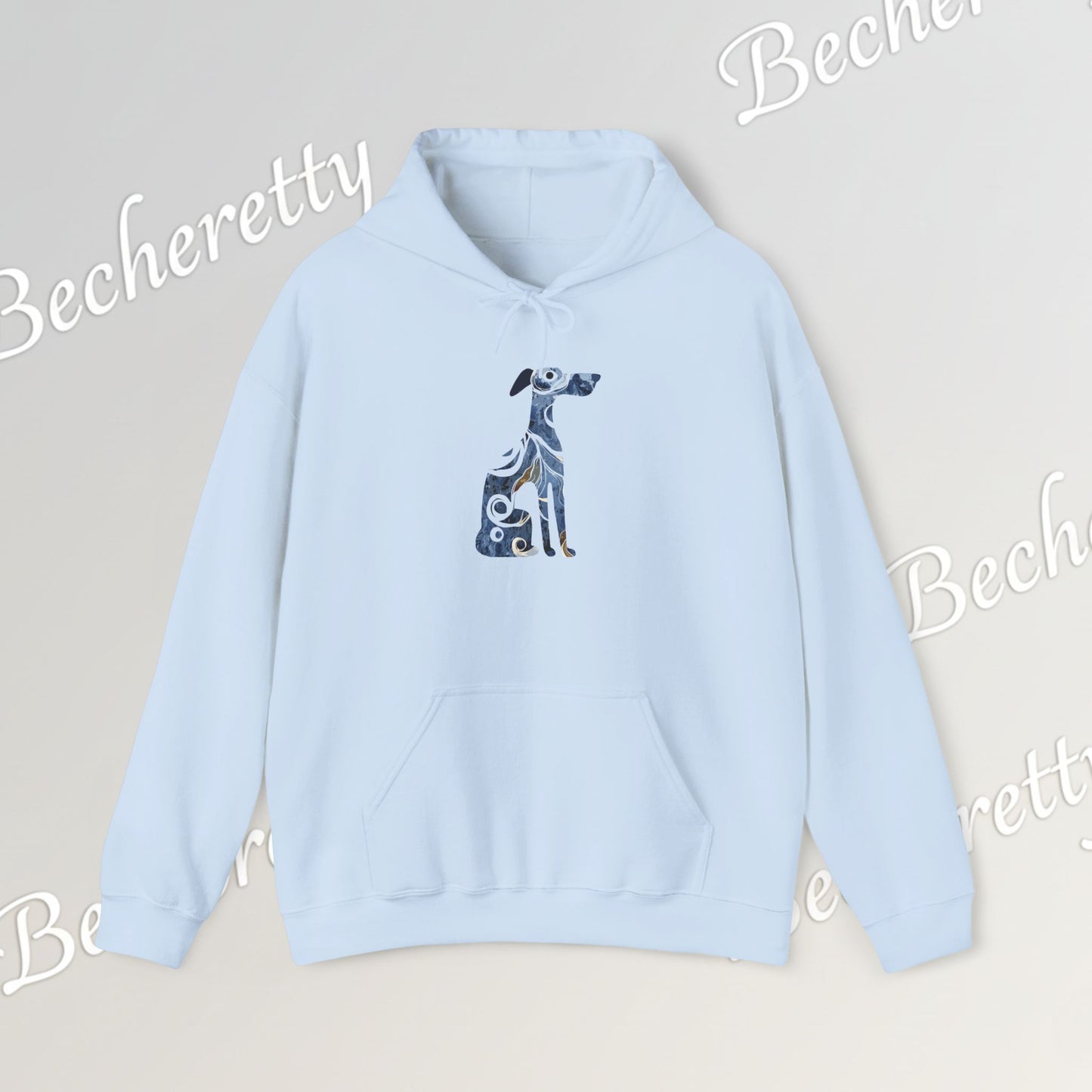 Artistic Dog Silhouette Hoodie - Graphic Becheretty - Perfect gift for dog lovers