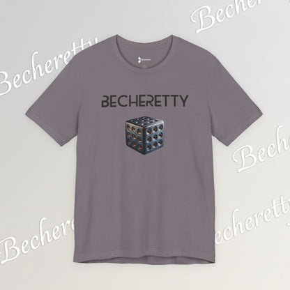 Becheretty Cube T-Shirt – Minimalist Geometric Graphic Art Expression - Casual wear - Gamers Gift