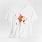 "Gilded Strangers" Graphic T-Shirt Becheretty - A Journey Through an Abstract World of Mythic Beings