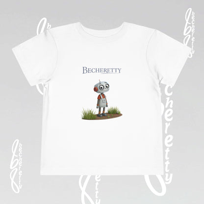 Toddler T'Shirt Short Sleeve - Cute Robot - Becheretty Graphic Design