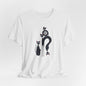 Graphic Tee "Playful Family Cats" Artistic design Becheretty - Wearable Art apparel for special occasions