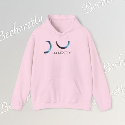 Broken Vector Hooded - Minimalist Design Becheretty - Art Lovers Statement