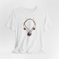 Art Graphic  Necklace "Mystic Orb" Minimalist Tee Becheretty - Wearable Art work - Unique design