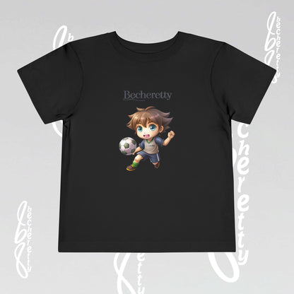 Toddler T'Shirt - Fun Graphic Becheretty - Perfect for Soccer Lovers - Kids Casual Wear