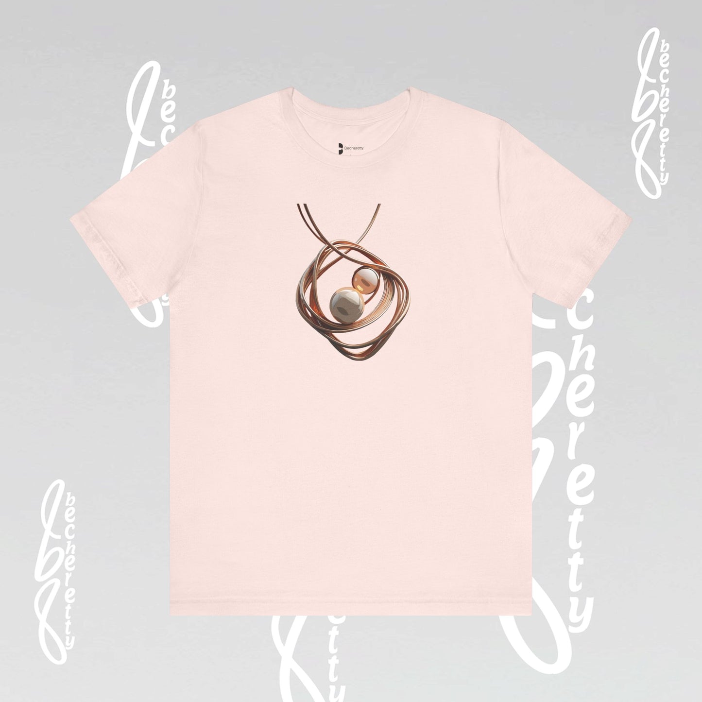 Art Lovers - Necklace t-Shirt Becheretty Casual Wear,  Everyday Fashion - Unique Style, Graphic T-Shirt