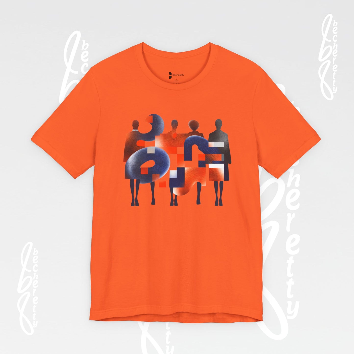 Abstract Graphic Tee Becheretty - Wear the Art - Become Part of the Composition