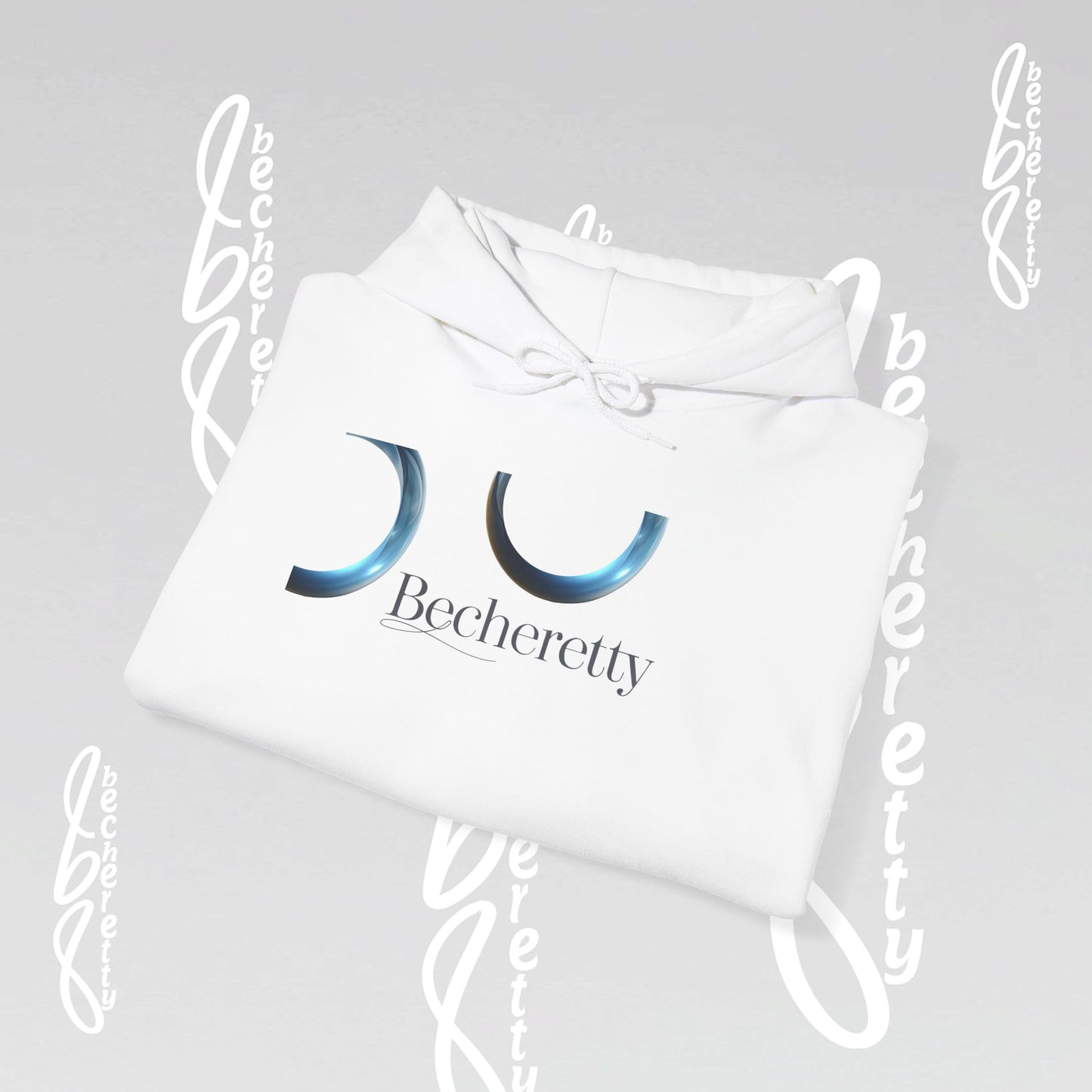 Graphic Hooded - Minimalist Design Becheretty - Broken Vector Line - Unisex