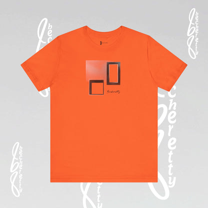 Minimalist Graphic Becheretty T-Shirt - Pixel Void Line - Modern Design for Art lovers - Casual Wear
