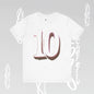 Number 10 - Graphic Unisex Tee - Becheretty Minimalist Style - Everyday Comfort, Sports Lovers