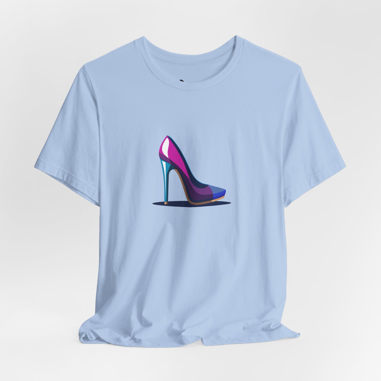 Colorful futuristic Stiletto T‑Shirt - Art Graphic Becheretty - A nod to your unique fashion style