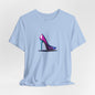 Colorful futuristic Stiletto T‑Shirt - Art Graphic Becheretty - A nod to your unique fashion style