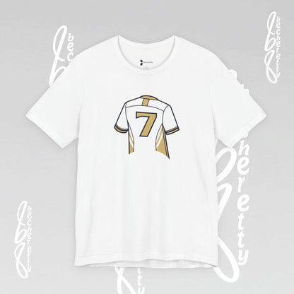 T-shirt - Number 7 GOAL - Art Graphic Minimalist Becheretty - Casual Wear - Team Spirit