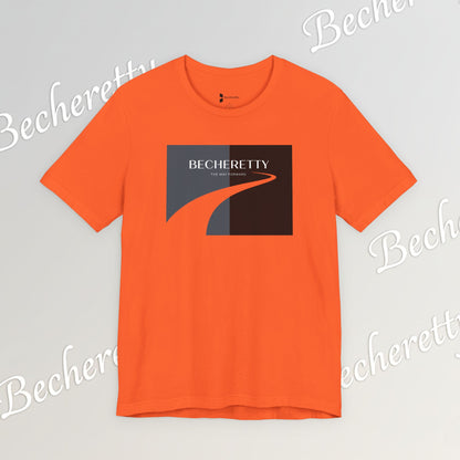 The Way Forward | Minimalist Cubist Graphic Tee Becheretty - Casual Wear, Gift Idea, Streetwear, Everyday Comfort