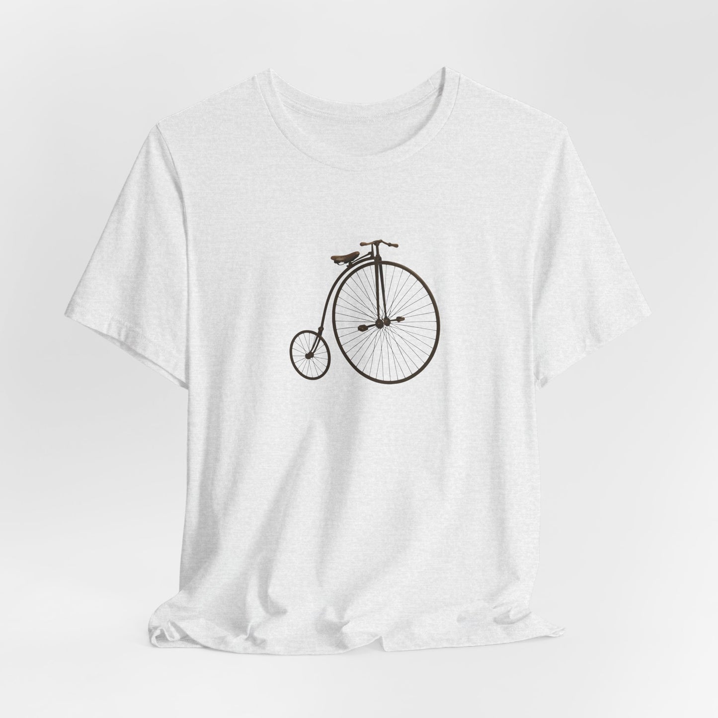 Penny-Farthing Vintage Bicycle Tee - Graphic Minimalist Tee Becheretty - Perfect T-Shirt for Cycling Enthusiasts, Casual wear