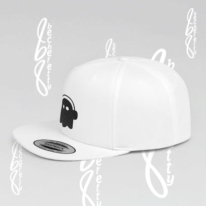 Stylish Flat Bill Snapback Hat with Embroidered Design Becheretty