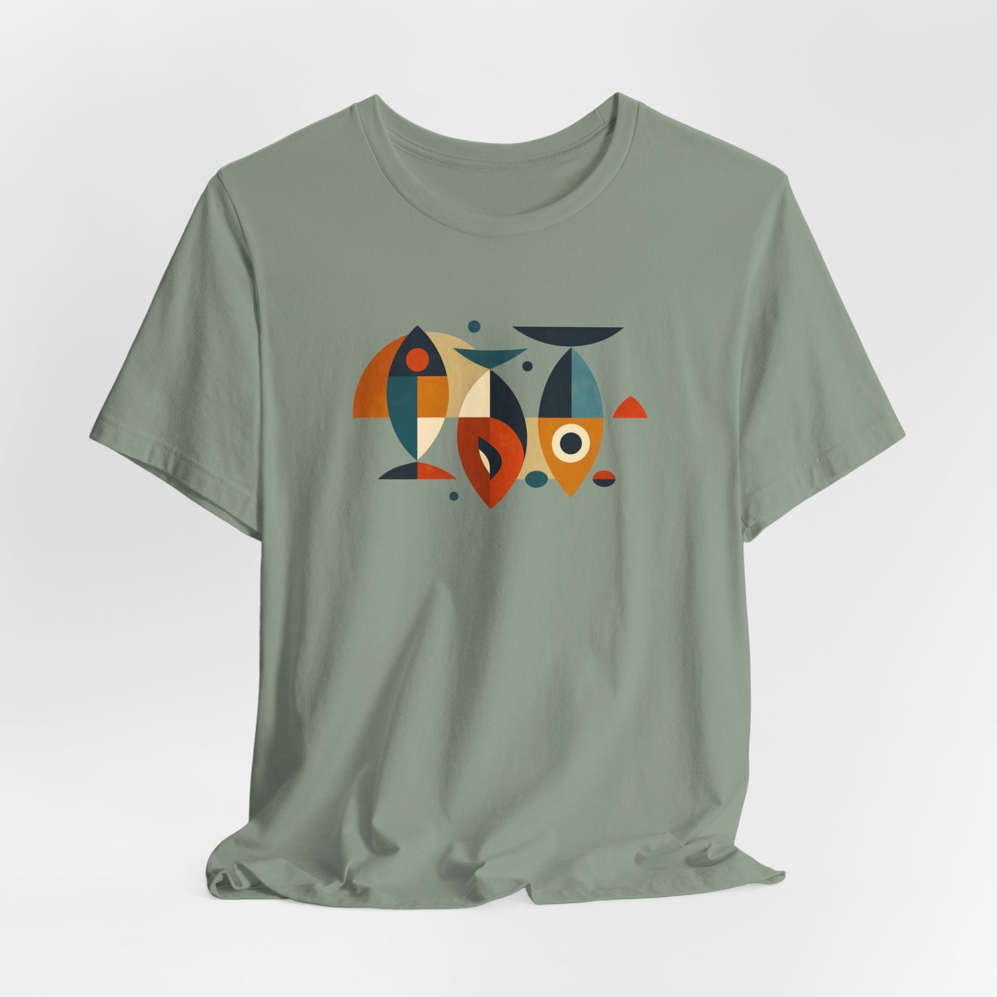 Abstract Harmony Tee Becheretty - Casual Wear, Gift for Friends, Everyday Comfort, Unique Artwork