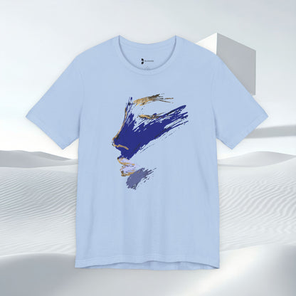 Midnight Motion Abstract Brushstroke T-Shirt — Original Art Minimalist Becheretty