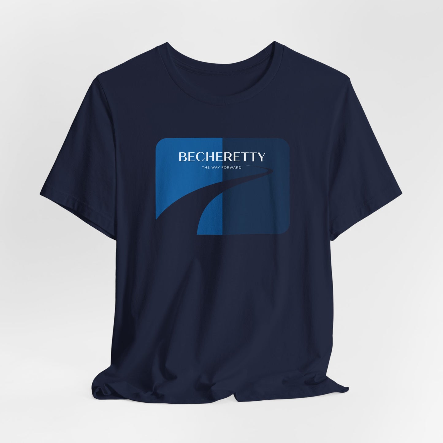 Becheretty Logo Tee — Minimal Retro Road Graphic Art Minimalist Becheretty -  Summer Outing, Casual wear