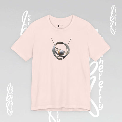 Modern Design "Necklace" Graphic T-Shirt Becheretty - Trendy Outfits, Casual Wear - Gift for Art Lovers - Unique Style