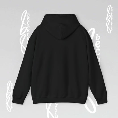 Art Minimalist Hoodie 'Painting Love' Becheretty Graphic - Quietly expressive brushstroke.