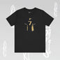 Soccer T-shirt - Number 7 - Unisex - Minimalist graphic Becheretty - Casual Wear - Team Spirit