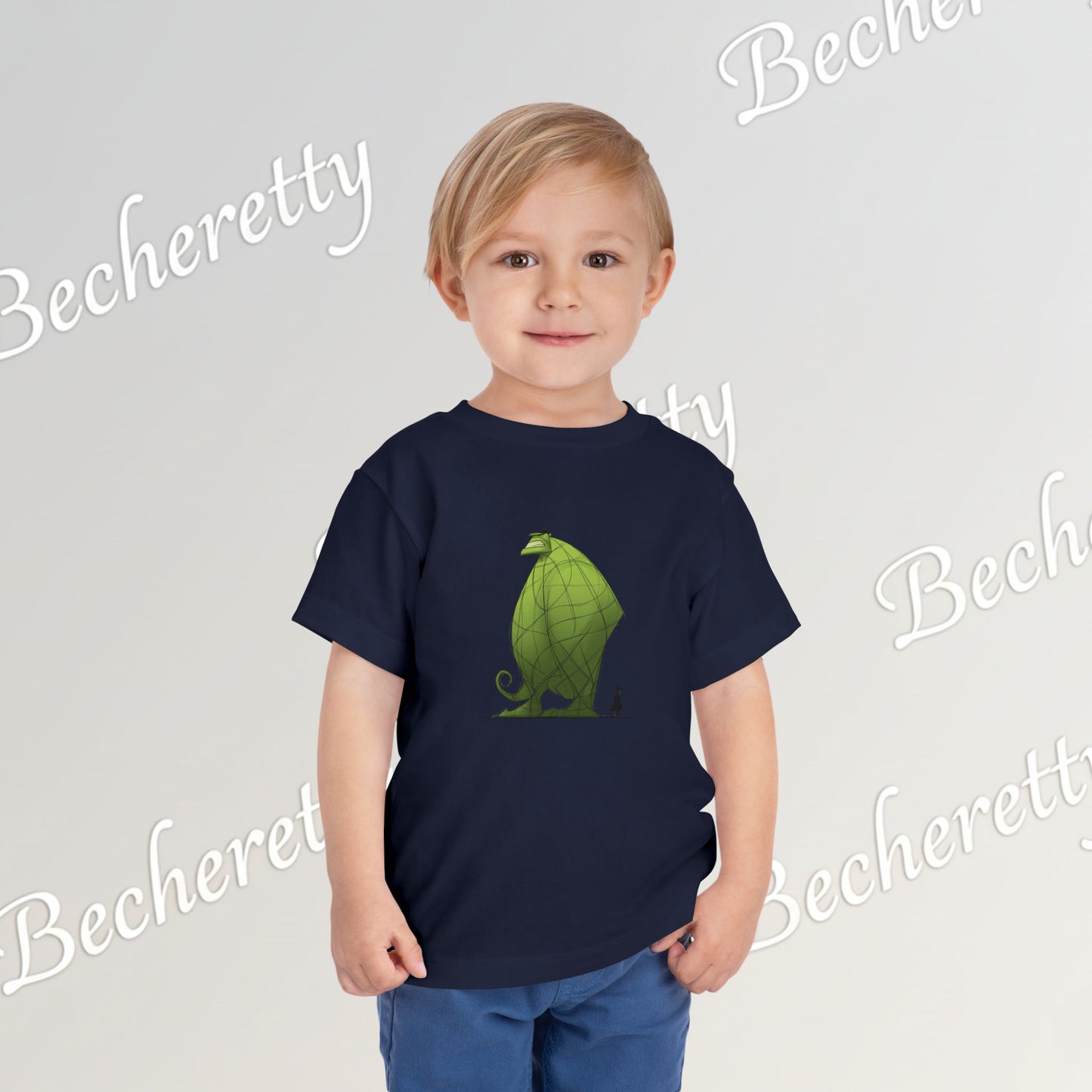 Gentle Giant & Tiny Friend Toddler Graphic Tee - Art Minimalist Becheretty