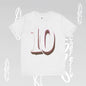 Number 10 - Graphic Unisex Tee - Becheretty Minimalist Style - Everyday Comfort, Sports Lovers