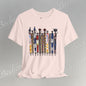 Ancestral Strides - Graphic Tee Becheretty - African tribal art style - Woven with history, worn with pride.