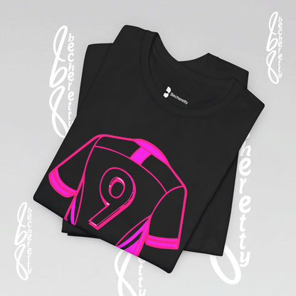 T-Shirt Number 9 - GOAL- Art Graphic Becheretty - Perfect Gift for Soccer Lovers - Casual Wear