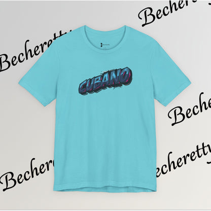 Graphic Tee "Cubano" Minimalist Art Graphic Becheretty - T-shirt that expresses confidence - Casual Wear