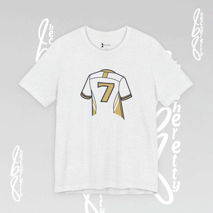 T-shirt - Number 7 GOAL - Art Graphic Minimalist Becheretty - Casual Wear - Team Spirit