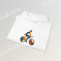 The Bauhaus Cyclist | Premium Geometric Art Hoodie Becheretty - Perfect Gift for Bike Lovers - Casual