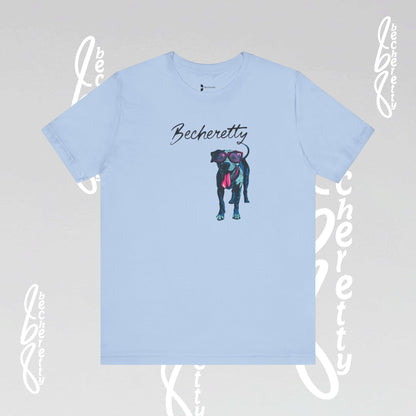 Dog Lovers T-Shirt Unisex - Art Graphic Becheretty - Unique Pet Apparel - Casual Wear